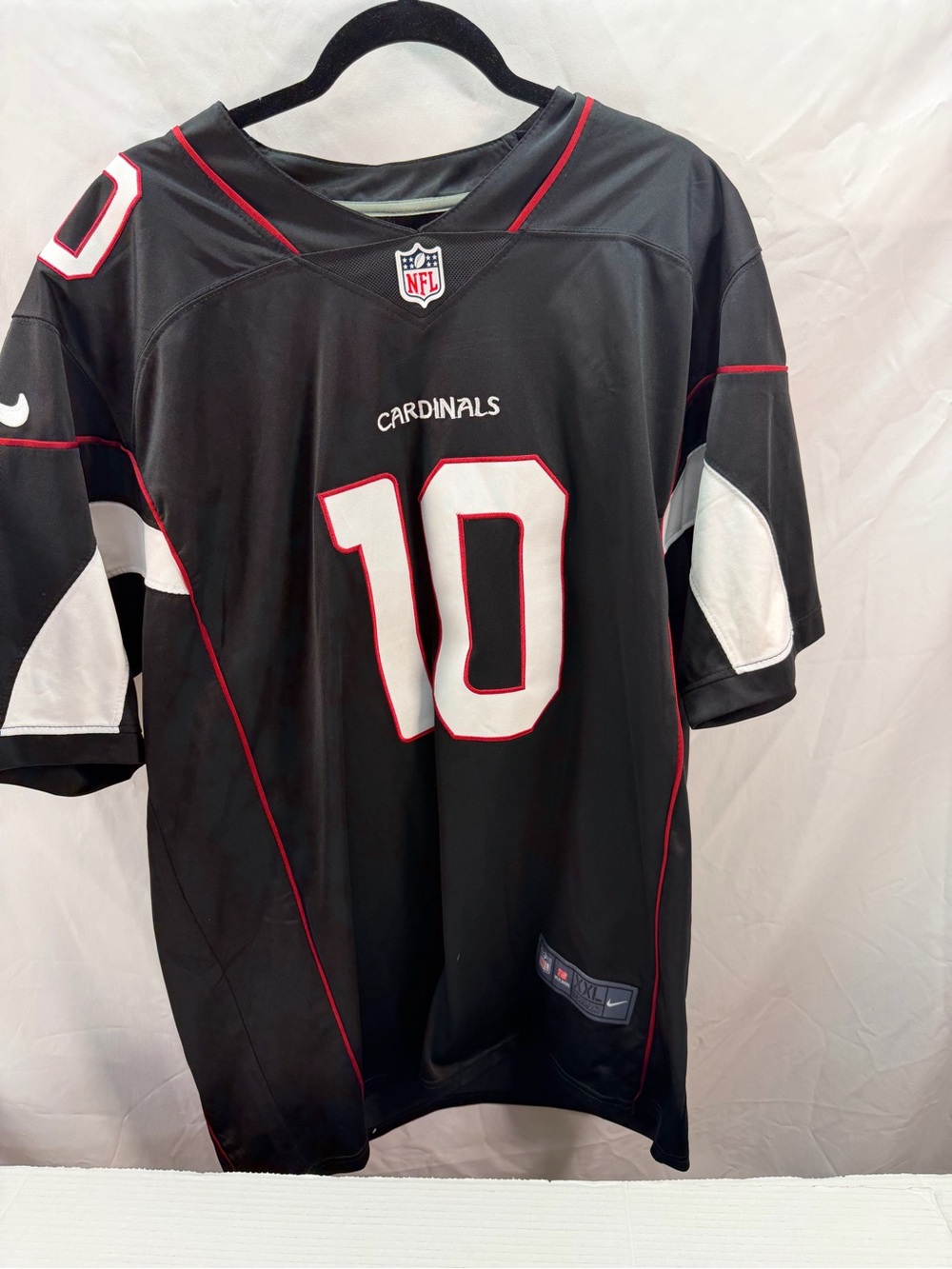 NIKE Arizona Cardinals DeAndre Hopkins #10 On Field NFL Jersey Men’s XXL Black